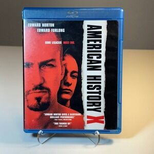 American History X Blu Ray Disc Edward Norton Edward Furlong Movie Film